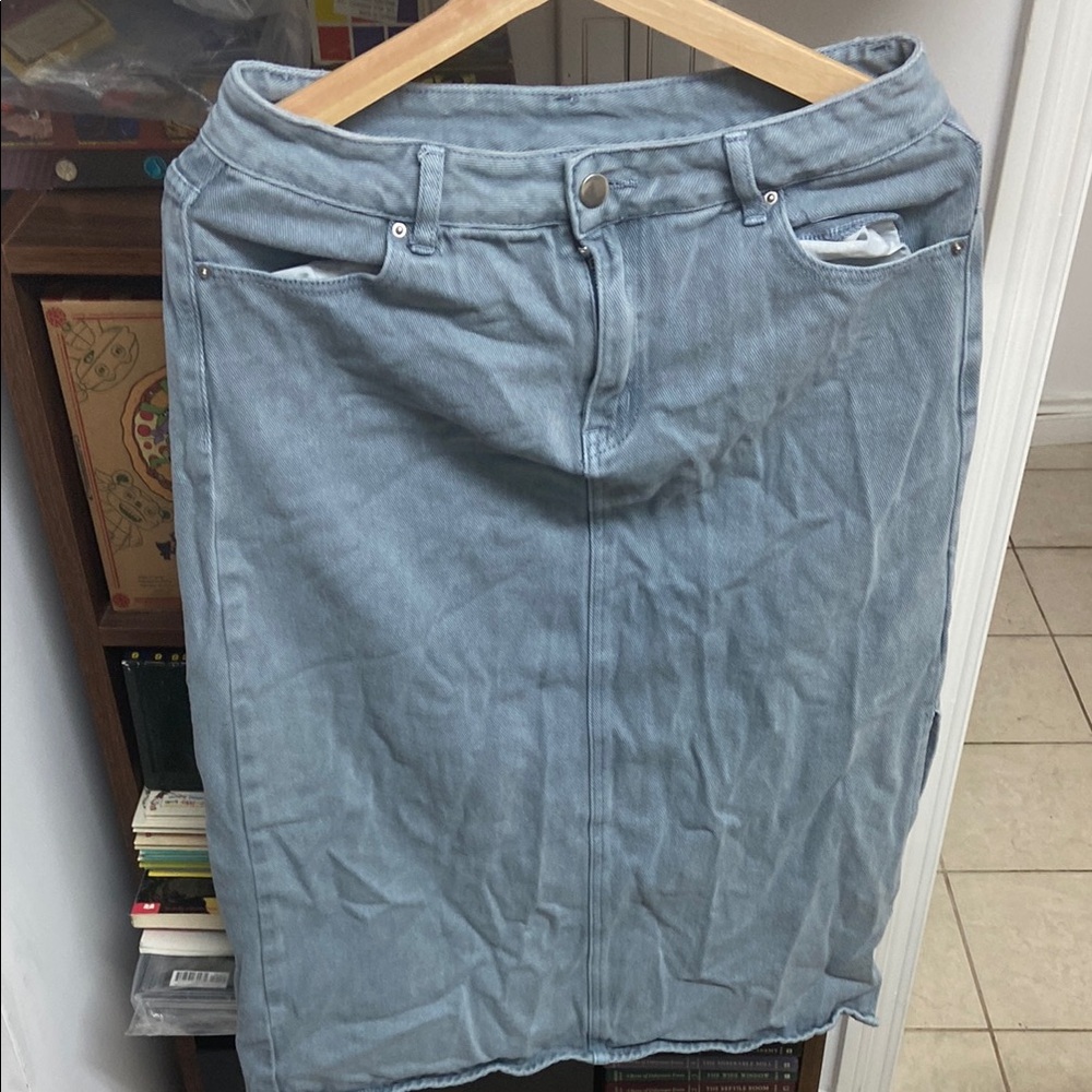 Dazy Denim Blue Skirt